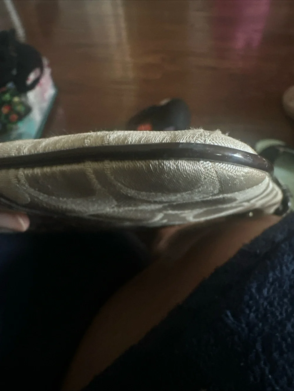 Coach crossbody beige